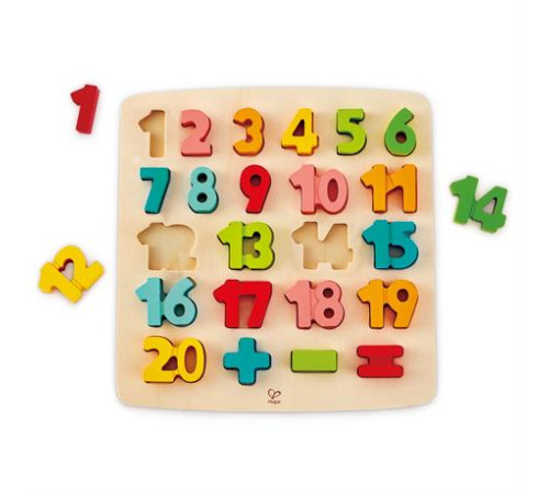 Дерев'яний пазл Hape Цифри (E1550) Дерев'яний пазл Hape Цифри (E1550)