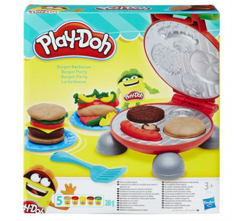 Набір із пластиліном Play-Doh Бургер барбекю (B5521) Набір із пластиліном Play-Doh Бургер барбекю (B5521)