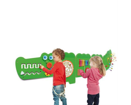 Бізіборд Viga Toys Крокодил, 5 секцій (50346FSC)