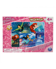 Пазл дерев'яний Spin Master Принцеси 20 x 23 см, 48 ел.