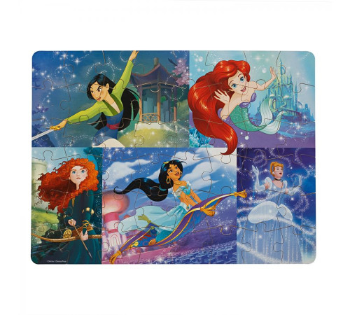 Пазл дерев'яний Spin Master Принцеси 20 x 23 см, 48 ел.