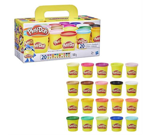 Набір пластиліну Play-Doh 20 баночок (A7924) Набір пластиліну Play-Doh 20 баночок (A7924)