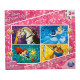 Пазл дерев'яний Spin Master 4в1 Принцеси 23 х 15 см, 72 ел.