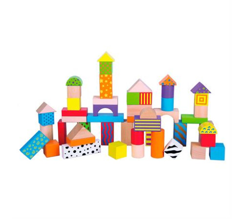 Дерев'яні кубики Viga Toys Візерункові блоки 50 шт., 3 см (59695) Дерев'яні кубики Viga Toys Візерункові блоки 50 шт., 3 см (59695)
