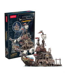 3D пазл CubicFun Піратський корабель Тортуга (T4039h)