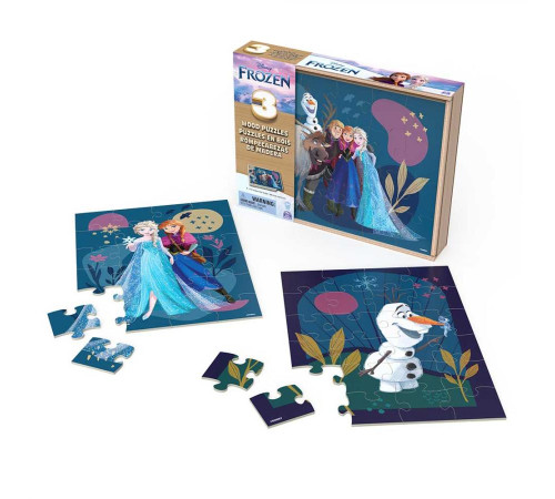 Пазл дерев'яний Spin Master "Крижане серце" 3в1 21,3 х 28,4 см