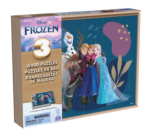 Пазл дерев'яний Spin Master "Крижане серце" 3в1 21,3 х 28,4 см