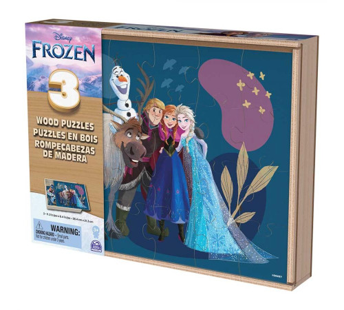 Пазл дерев'яний Spin Master "Крижане серце" 3в1 21,3 х 28,4 см