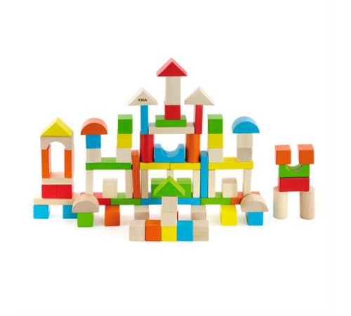 Дерев'яні кубики Viga Toys Кольорові блоки, 80 шт., 2,5 см (50333) Дерев'яні кубики Viga Toys Кольорові блоки, 80 шт., 2,5 см (50333)