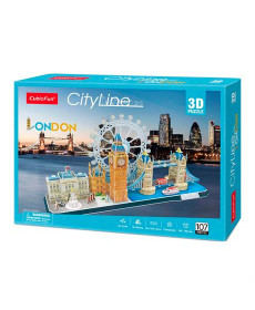 3D пазл CubicFun City Line Лондон (MC253h)