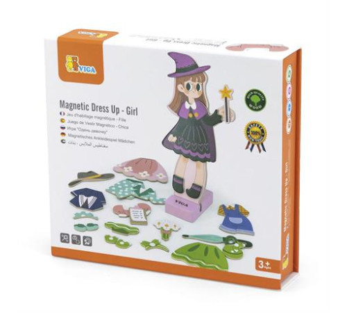 Магнітна гра Viga Toys Вдягни дівчинку (44635) Магнітна гра Viga Toys Вдягни дівчинку (44635)