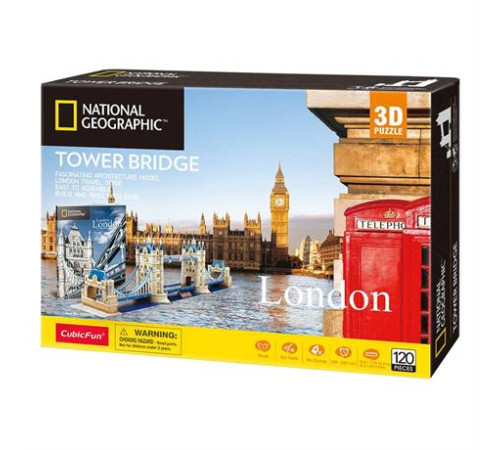 3D пазл CubicFun National Geographic Тауерський міст (DS0978h) 3D пазл CubicFun National Geographic Тауерський міст (DS0978h)