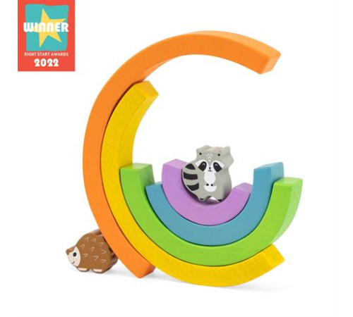Дерев'яна гра-балансир Viga Toys Веселка (44590) Дерев'яна гра-балансир Viga Toys Веселка (44590)