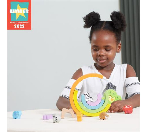 Дерев'яна гра-балансир Viga Toys Веселка (44590) Дерев'яна гра-балансир Viga Toys Веселка (44590)