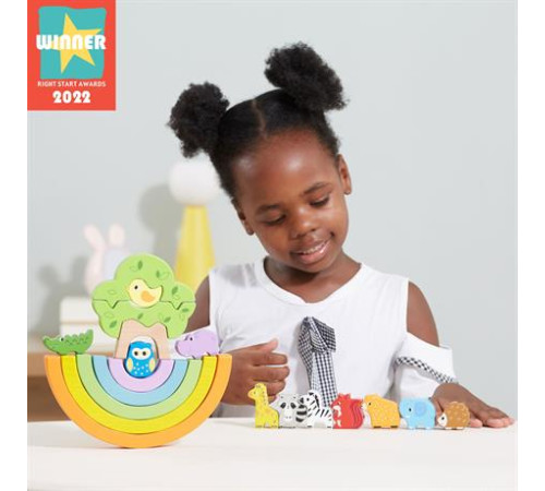 Дерев'яна гра-балансир Viga Toys Веселка (44590) Дерев'яна гра-балансир Viga Toys Веселка (44590)