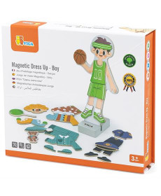 Магнітна гра Viga Toys Вдягни хлопчика (44636)