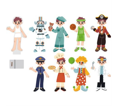 Магнітна гра Viga Toys Вдягни хлопчика (44636) Магнітна гра Viga Toys Вдягни хлопчика (44636)