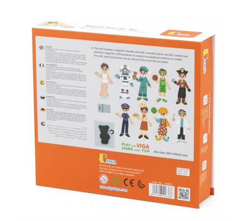 Магнітна гра Viga Toys Вдягни хлопчика (44636) Магнітна гра Viga Toys Вдягни хлопчика (44636)