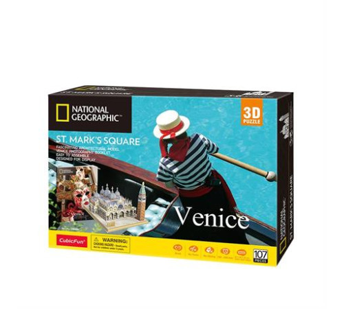 3D пазл CubicFun National Geographic Площа Святого Марка (DS0980h) 3D пазл CubicFun National Geographic Площа Святого Марка (DS0980h)