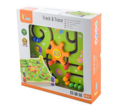 Дерев'яний лабіринт Viga Toys Кульки (50175) Дерев'яний лабіринт Viga Toys Кульки (50175)