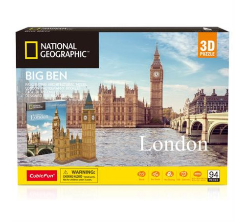 3D пазл CubicFun National Geographic Біг-Бен (DS0992h) 3D пазл CubicFun National Geographic Біг-Бен (DS0992h)