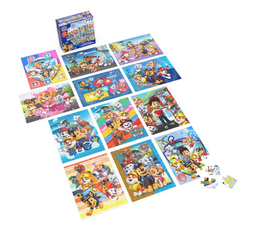 Пазл Spin Master "Щенячий патруль" 12в1, 555 ел.