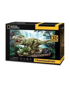 3D пазл CubicFun National Geographic Dino Тиранозавр Рекс (DS1051h)