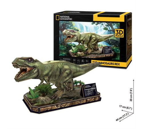 3D пазл CubicFun National Geographic Dino Тиранозавр Рекс (DS1051h) 3D пазл CubicFun National Geographic Dino Тиранозавр Рекс (DS1051h)