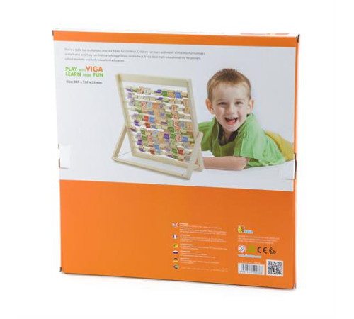Дерев'яна гра Viga Toys Вивчаємо множення (50036) Дерев'яна гра Viga Toys Вивчаємо множення (50036)