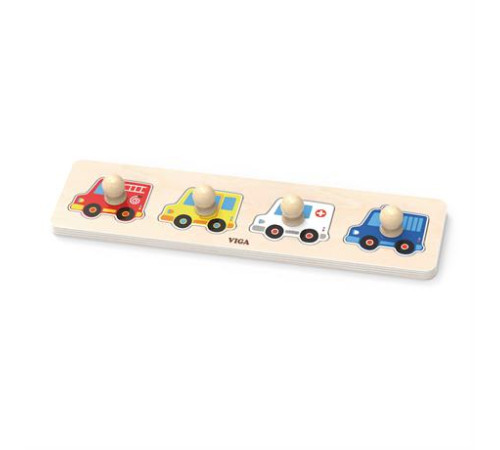 Дерев'яна рамка-вкладиш Viga Toys Спецмашини (44535) Дерев'яна рамка-вкладиш Viga Toys Спецмашини (44535)