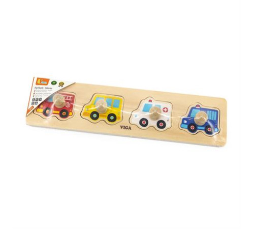 Дерев'яна рамка-вкладиш Viga Toys Спецмашини (44535) Дерев'яна рамка-вкладиш Viga Toys Спецмашини (44535)