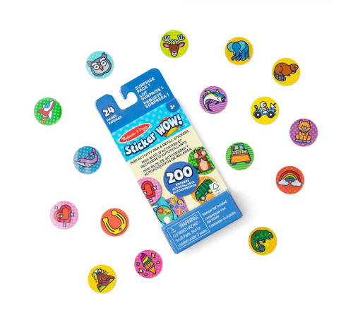 Дитячий мініблокнот Spin Master З наліпками для штампу Сюрприз Melissa and Doug. Sticker WOW