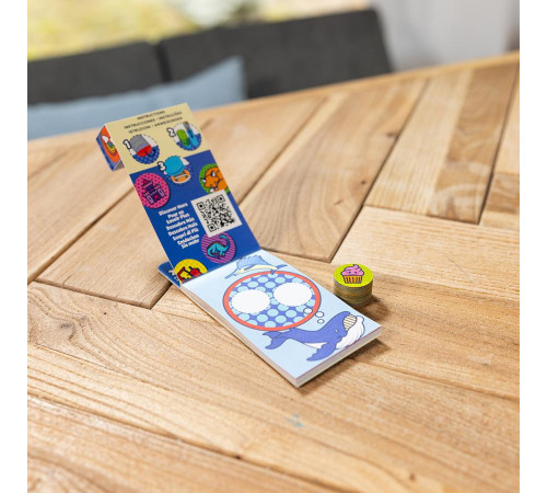 Дитячий мініблокнот Spin Master З наліпками для штампу Сюрприз Melissa and Doug. Sticker WOW