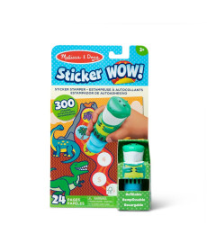 Дитячий блокнот та штамп Spin Master З наліпками Динозавр Melissa and Doug. Sticker WOW