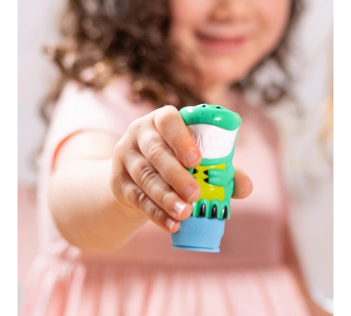 Дитячий блокнот та штамп Spin Master З наліпками Динозавр Melissa and Doug. Sticker WOW