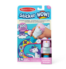 Дитячий блокнот та штамп Spin Master З наліпками Єдиноріг Melissa and Doug. Sticker WOW