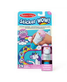 Дитячий блокнот та штамп Spin Master З наліпками Єдиноріг Melissa and Doug. Sticker WOW