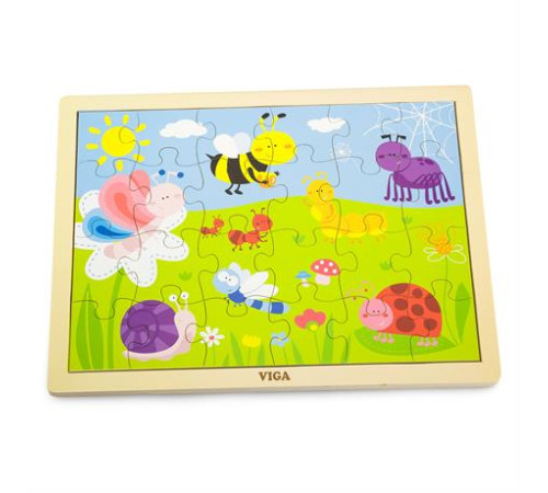 Дерев'яний пазл Viga Toys Парк, 24 ел. (50199) Дерев'яний пазл Viga Toys Парк, 24 ел. (50199)