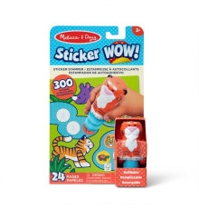 Дитячий блокнот та штамп Spin Master З наліпками Тигреня Melissa and Doug. Sticker WOW