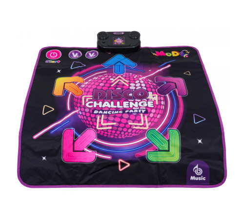 Музичний танцювальний килимок Ramiz 23138, чорно-фіолетовий
