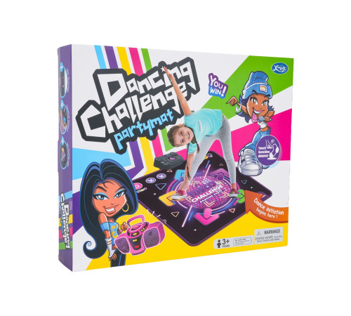 Музичний танцювальний килимок Ramiz 23138, чорно-фіолетовий