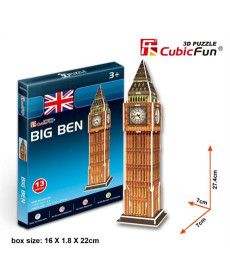 3D пазл CubicFun Міні Біг Бен (S3015h)