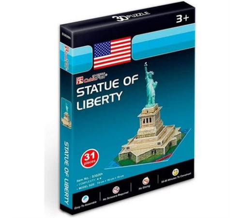 3D пазл CubicFun Міні Статуя Свободи (S3026h) 3D пазл CubicFun Міні Статуя Свободи (S3026h)