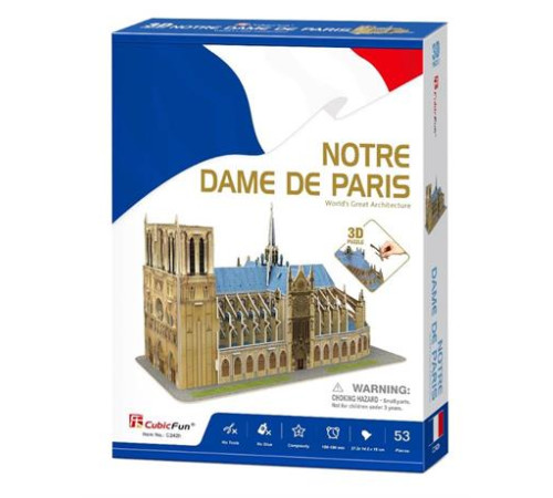 3D пазл CubicFun Нотр Дам де Парі (C242h) 3D пазл CubicFun Нотр Дам де Парі (C242h)
