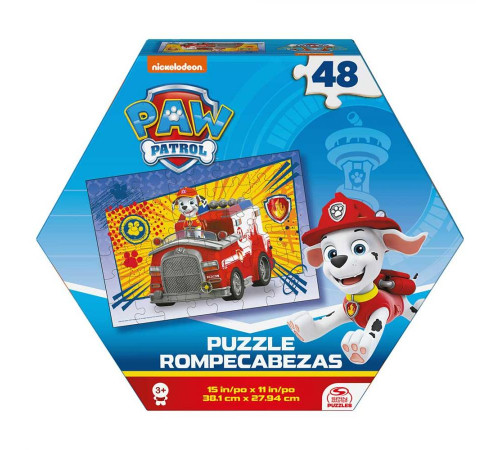 Пазл Spin Master Маршал "Щенячий патруль" 28 х 38 см, 48 ел.
