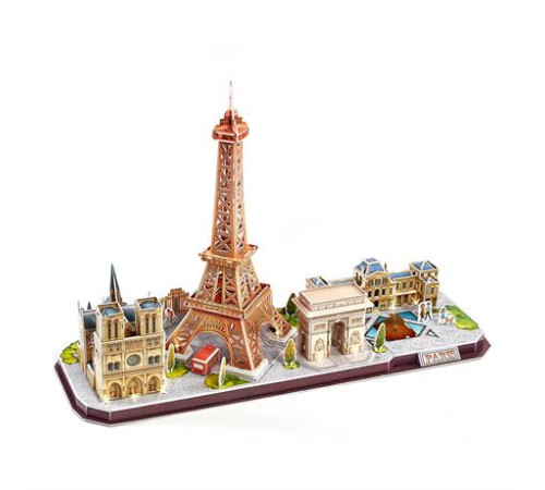 3D пазл CubicFun City Line з LED-підсвіткою Париж (L525h) 3D пазл CubicFun City Line з LED-підсвіткою Париж (L525h)