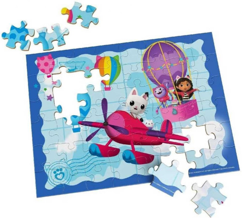 Пазл дерев’яний Spin Master "Ляльковий будиночок Габбі" 31 х 30 см, 48 ел.