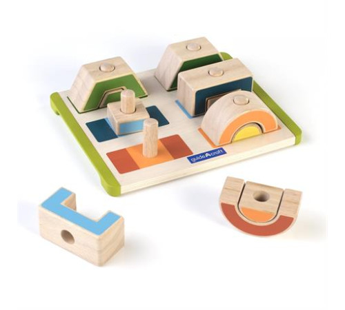 Дерев'яний сортер Guidecraft Manipulatives Чергування та поєднання (G6735) Дерев'яний сортер Guidecraft Manipulatives Чергування та поєднання (G6735)