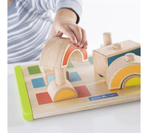 Дерев'яний сортер Guidecraft Manipulatives Чергування та поєднання (G6735) Дерев'яний сортер Guidecraft Manipulatives Чергування та поєднання (G6735)