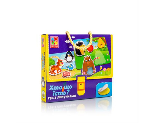 Гра з липучками Vladi Toys Хто що їсть (VT1302-27)